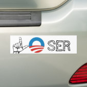 Obama-verliezer Bumpersticker (Op auto)