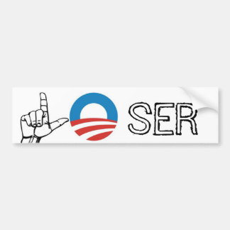 Obama-verliezer Bumpersticker