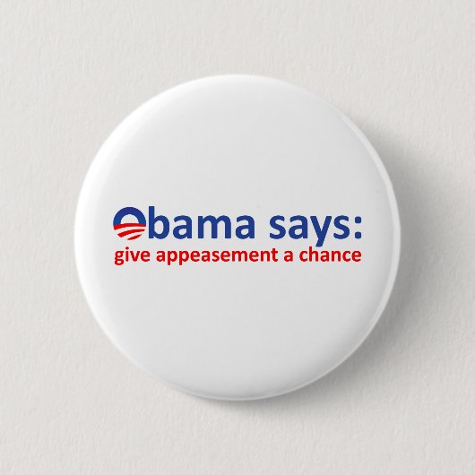 Obama-verschijning Ronde Button 5,7 Cm (Voorkant)