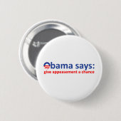 Obama-verschijning Ronde Button 5,7 Cm (Voorkant /achterkant)