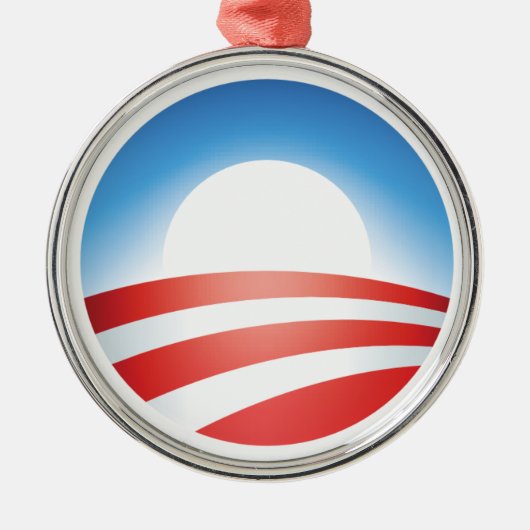 Obama-versiering! Metalen Ornament (Voorkant)