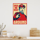 Obama - Verspreid je rijkdom rond: OHP Poster (Keuken)