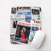 Obama Victory International Headline Collage Muismat (Met muis)