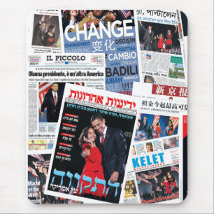 Obama Victory International Headline Collage Muismat