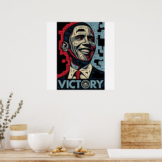 Obama Victory Poster (Keuken)