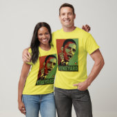 Obama Vineyard (met slogan op rug) T-shirt (Unisex)