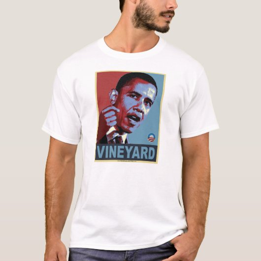 Obama Vineyard vakantie T-shirt (Voorkant)