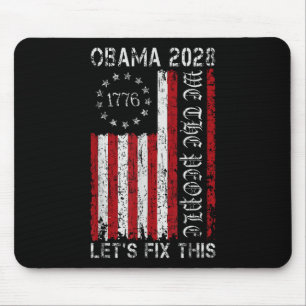 Obama Vintage Vlag Retro Patriottisch 2028 Politie Muismat
