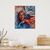 Obama: Visie gepersonaliseerd - Canvas print (Keuken)