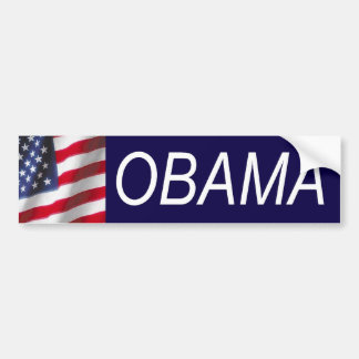 Obama, vlag, bumpersticker - Gepersonaliseerd