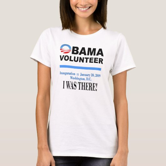 Obama Volunteer T-Shirt (Voorkant)