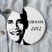 Obama voor 2012 ronde button 6,0 cm (In situ)