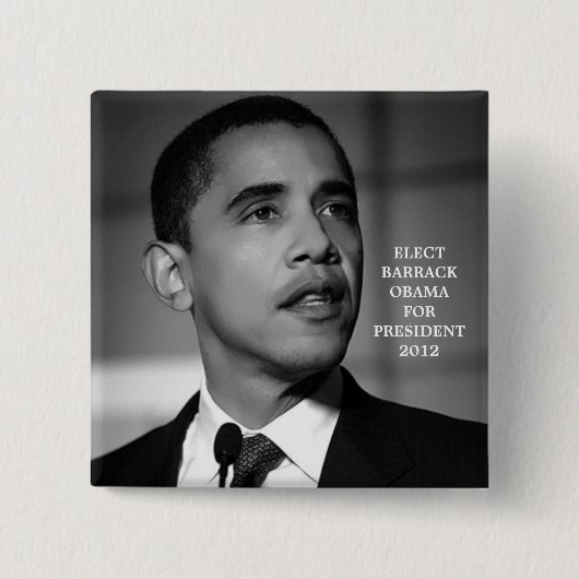 OBAMA VOOR BUTTON PRESIDENT 2012 (Voorkant)