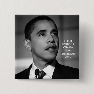 OBAMA VOOR BUTTON PRESIDENT 2012