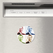 obama voor chrome magneet (Insitu (Vaatwasser))