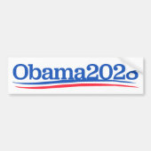 Obama voor de derde keer 2028 bumpersticker (Voorkant)