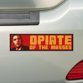 Obama voor de massa's bumpersticker (Op auto)