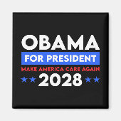 Obama voor President 2028 maakt Amerika weer zorgz Magneet (Voorkant)