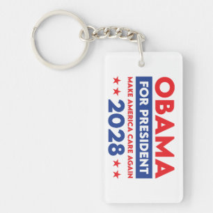 Obama voor President 2028 maakt Amerika weer zorgz Sleutelhanger