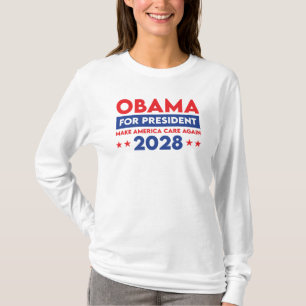 Obama voor President 2028 maakt Amerika weer zorgz T-shirt