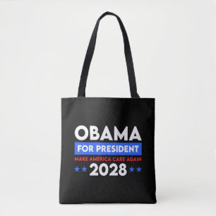 Obama voor President 2028 maakt Amerika weer zorgz Tote Bag