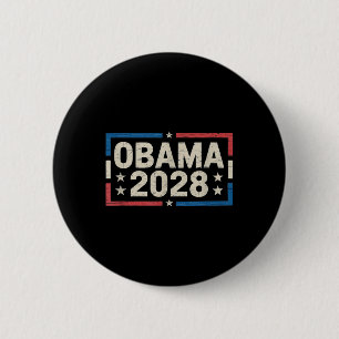 Obama voor President 2028 Obama 2028 Design Ronde Button 5,7 Cm