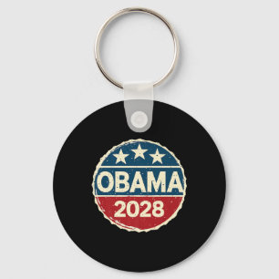 Obama voor President 2028 Obama 2028 Premium 0 Sleutelhanger