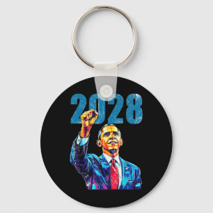 Obama voor President 2028 Obama 2028 Sleutelhanger