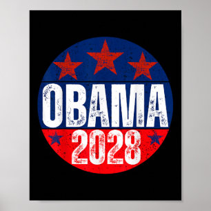 Obama voor President 2028 Obama 2028 voor vrouwen Poster