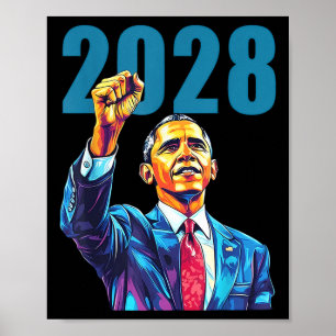 Obama voor President 2028 Obama 48ste President va Poster