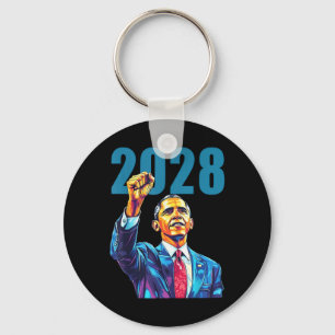 Obama voor President 2028 Obama 48ste President va Sleutelhanger