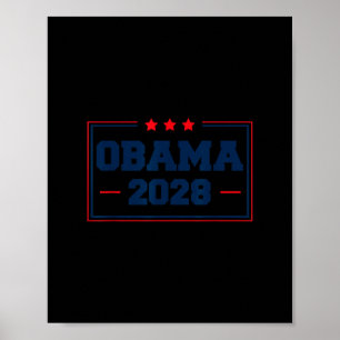 Obama Voor President 2028 Stem Verkiezing Barak Ob Poster
