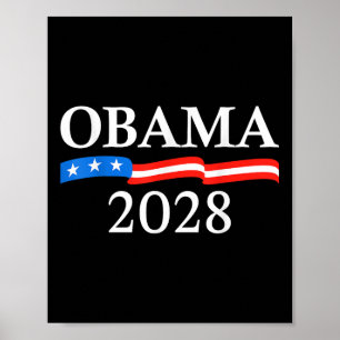Obama voor President 2028 Vlag Obama 2028 Poster
