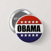 Obama voor President Button (Voorkant /achterkant)