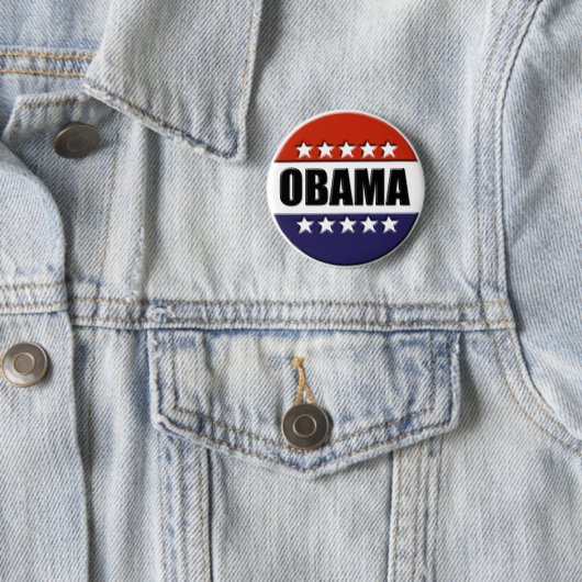 Obama voor President Button (In situ)