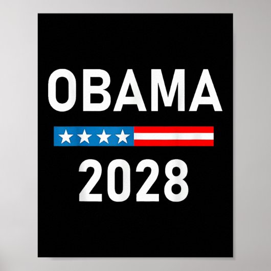 Obama voor President Obama 2028 Poster (Voorkant)