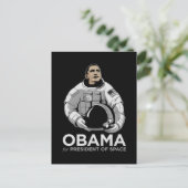 Obama voor President van de Ruimte Briefkaart (Staand voorkant)