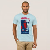 OBAMA VOOR WIJZIGING 08 T-SHIRT (Voorkant volledig)