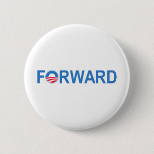 Obama vooruit ronde button 5,7 cm