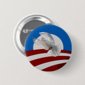 Obama-vredesknop Ronde Button 5,7 Cm (Voorkant /achterkant)