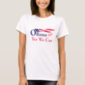 Obama vrouwen Ja, we kunnen T-Shirt (Voorkant)