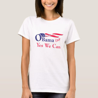 Obama vrouwen Ja, we kunnen T-Shirt