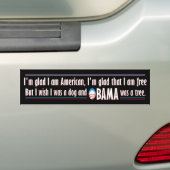 Obama was een boom bumpersticker (Op auto)