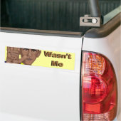 Obama Was Het Niet Bumpersticker (Op Truck)