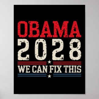 Obama: we kunnen dit protest oplossen en de demo r poster