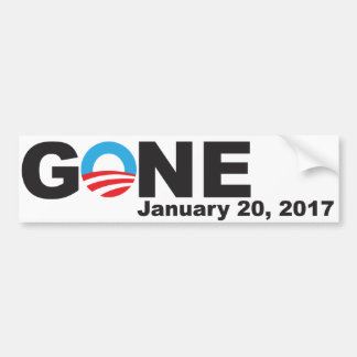 Obama Weg, 2017 Bumpersticker