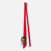 OBAMA-WHITE & ANY — CHANGEABLE BACKGROUND STROPDAS (Voorkant)
