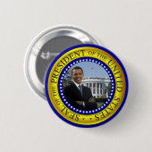 Obama White House - Presidentiële zegelButton Ronde Button 5,7 Cm (Voorkant /achterkant)