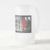 Obama White House Tall Frosted mok (Voorkant rechts)