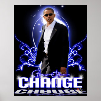 OBAMA-WIJZIGING POSTER